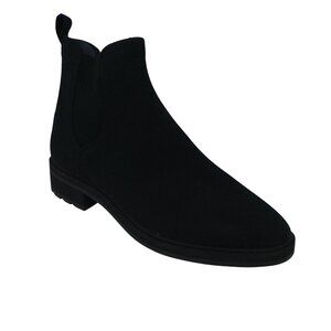 Rothys The Lug Black Knit Wool Blend Water Resistant Chelsea Boots Womens 12